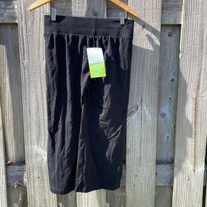 Olian Maternity Black Cropped Sweatpants Sz XS New